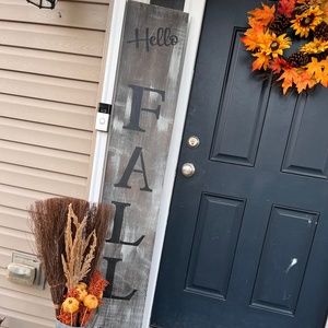 Hello fall sign